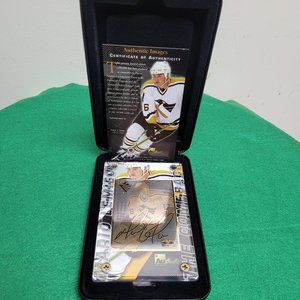 Mario Lemieux gold plated comeback card